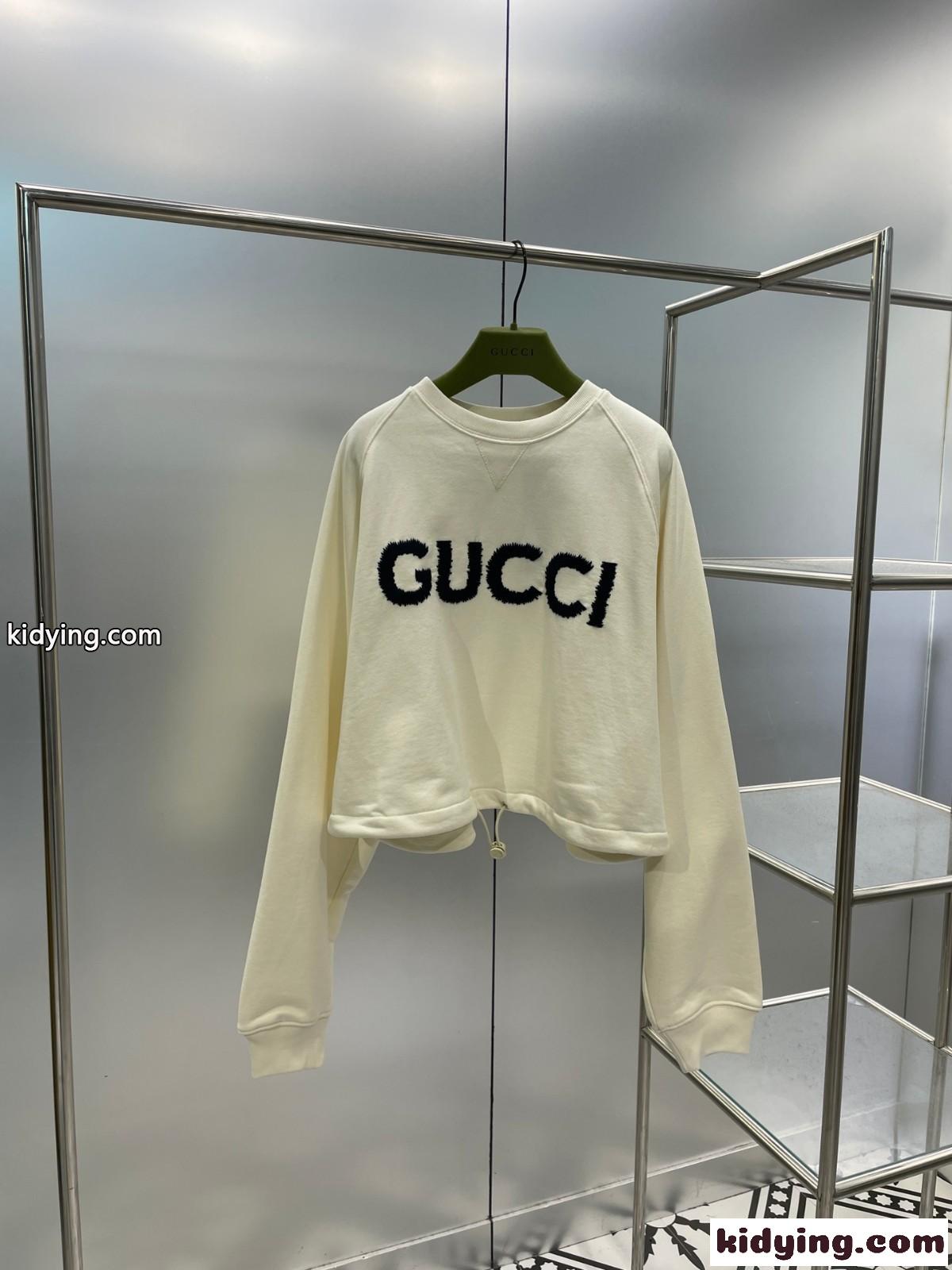 コットンジャージー ドローストリング スウェットシャツ グッチ Tシャツ コピー-1