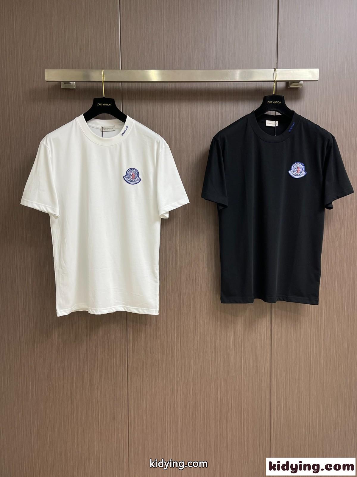 モンクレール Tシャツ コピー 定番 合わせやすい ロゴ 半袖Tシャツ-0