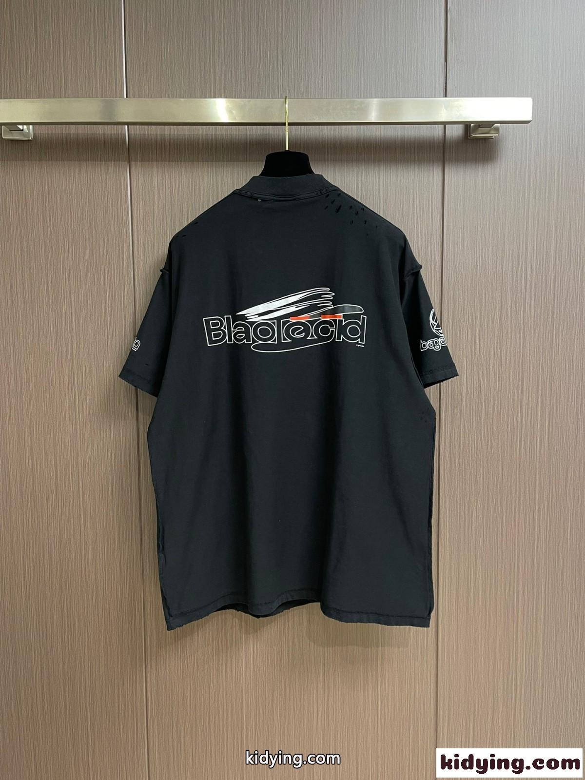 バレンシアガ Tシャツ コピー AI GENERATED INSIDE-OUT Tシャツ ブラック-0