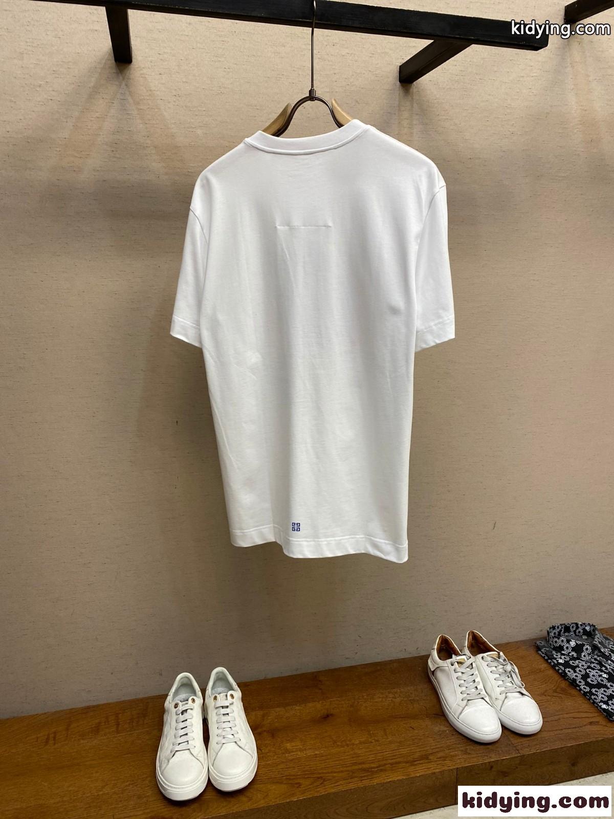 男女兼用 お洒落 カジュアル プリント コットン ジバンシィ Tシャツ コピー 半袖 トップス-1