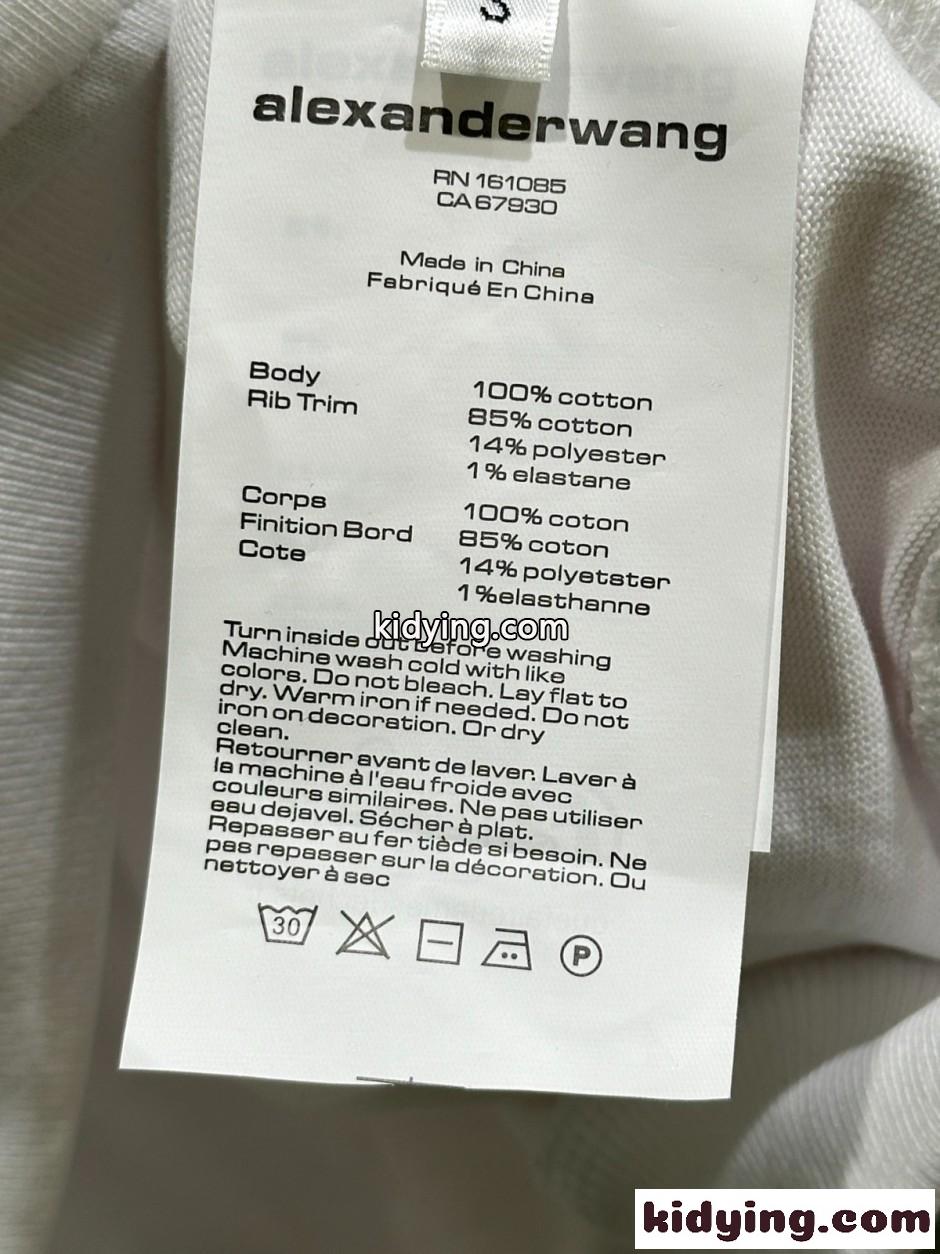 アレキサンダーワング Tシャツ コピー 上品 洗練された コットン 長袖 ポロシャツ ホワイト-4