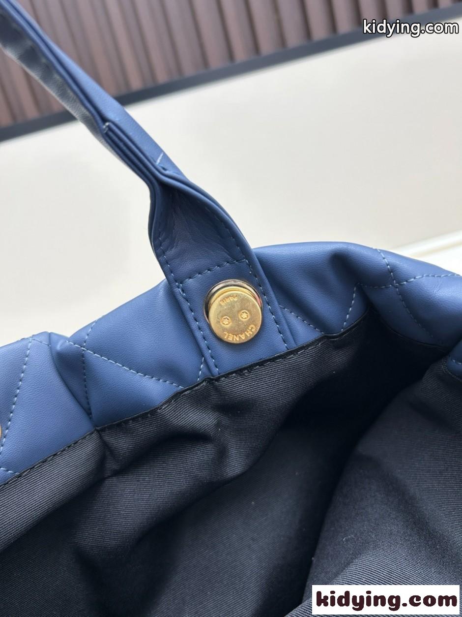 可愛い リボン CHANEL シャネル マトラッセ バッグ 25K コピー ブルー-3