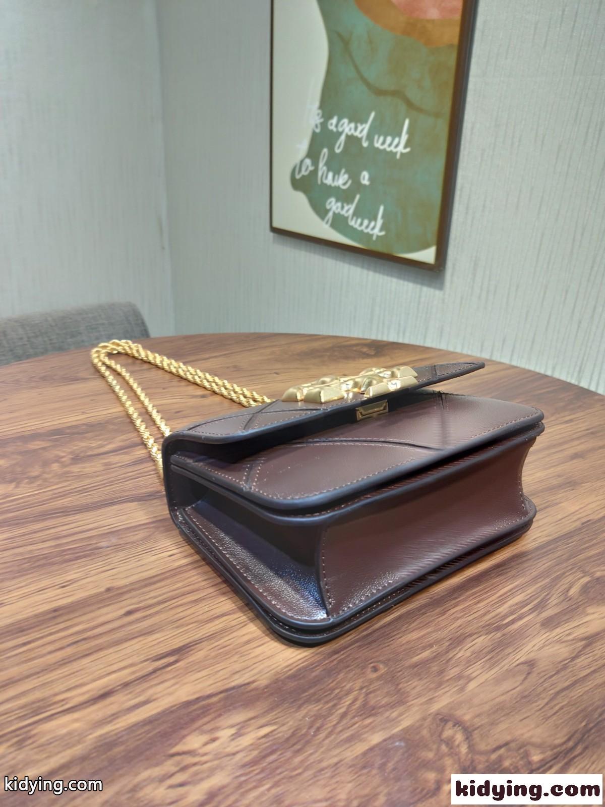 コンパクト チェーン ショルダーバッグ 斜め掛け 高品質 レザー 4色 トリー バーチ バッグ コピー レディース-5