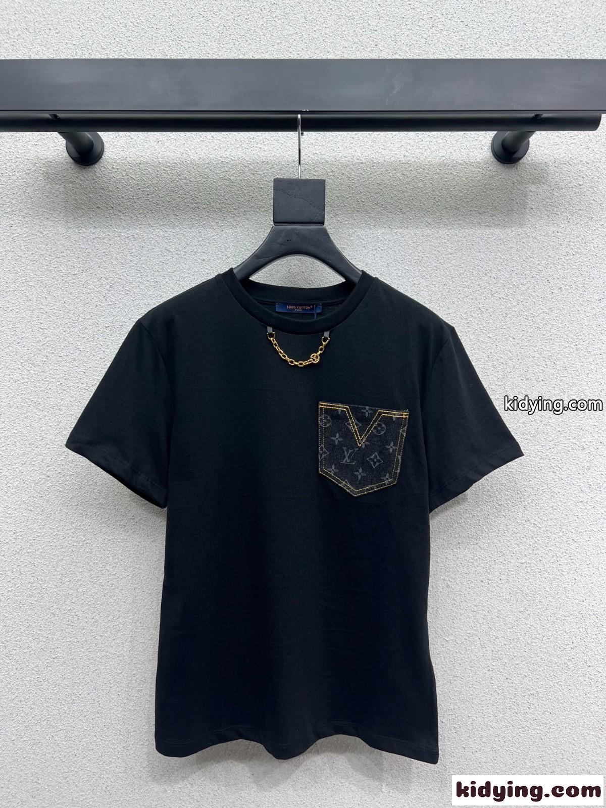 モノグラム ポケットTシャツ ルイ・ヴィトン Tシャツ コピー 半袖 トップス-1
