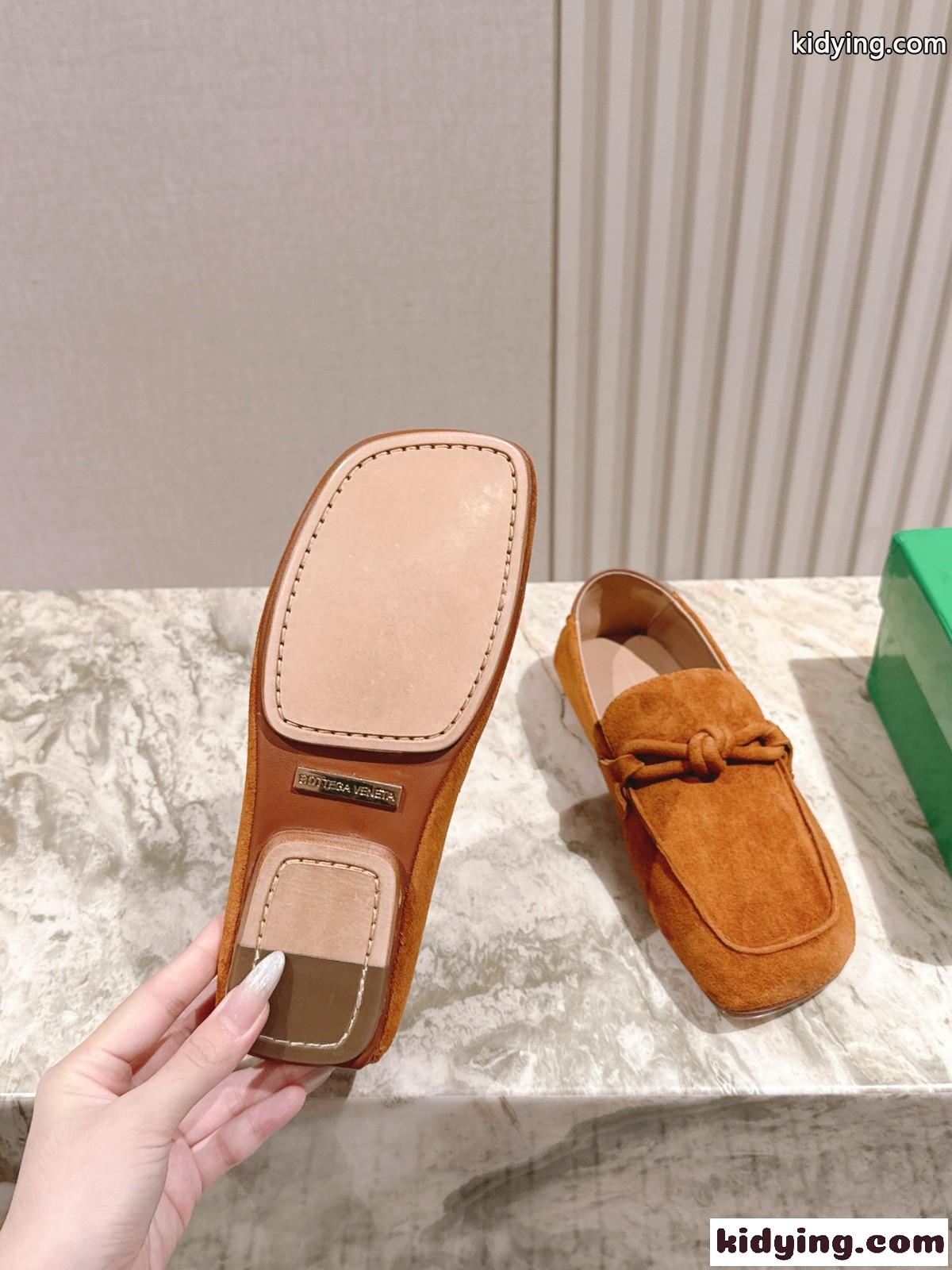 ボッテガ・ヴェネタ モカシン コピー 洗練された 上品 人気 ダディローファー ブラウン-4