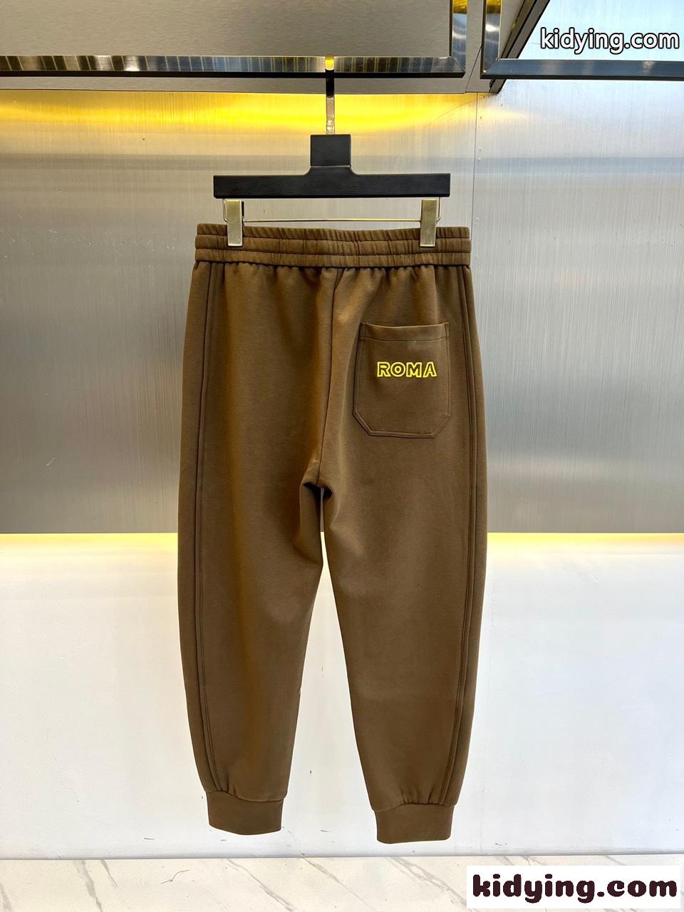 定番 カジュアル ロゴ入り フェンディ パンツ コピー メンズ スウェットパンツ-4