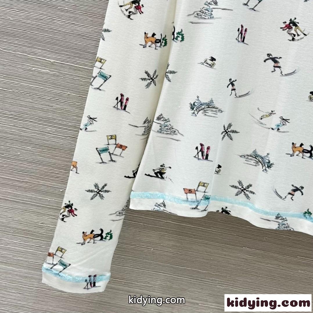 タートルネック ココネージュ スキー シャネル Tシャツ コピー コットン-1