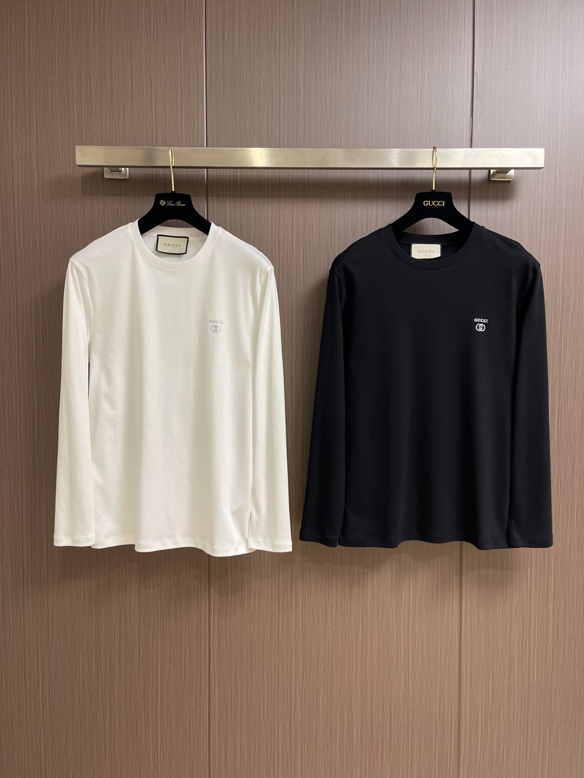 スパンコール付き ロゴ 長袖Tシャツ グッチ Tシャツ コピー 合わせやすい-1