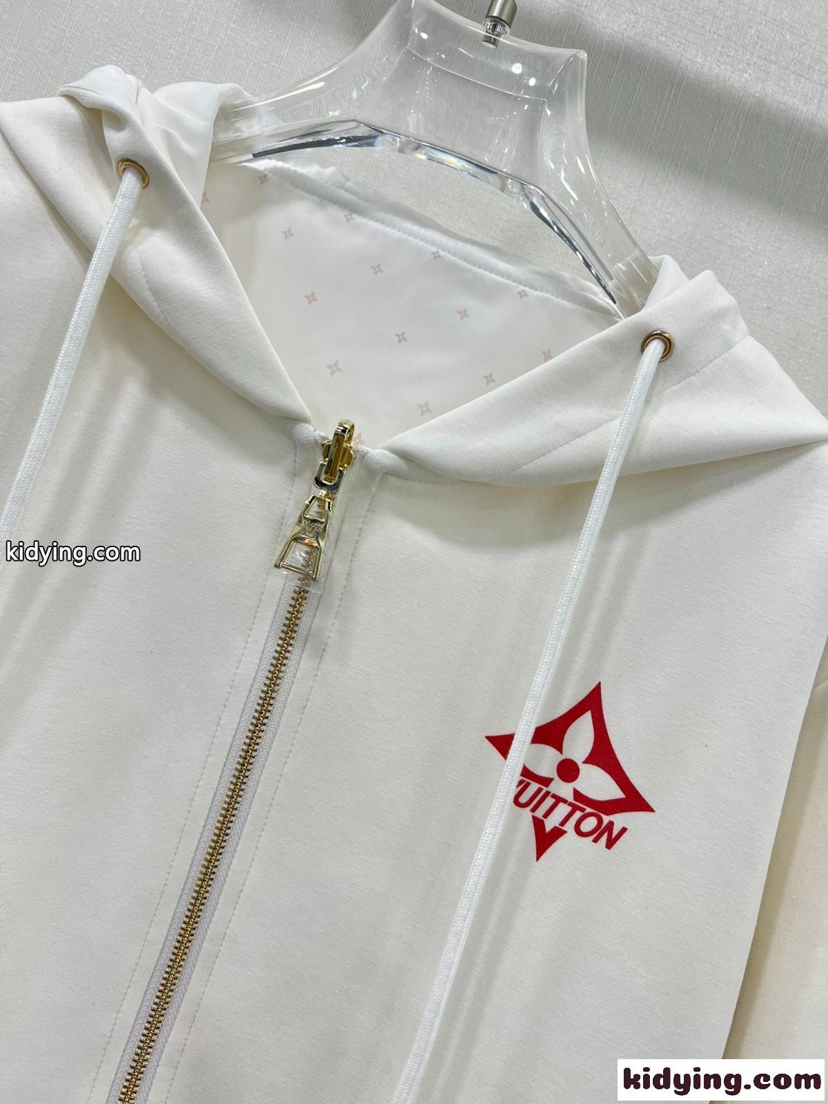 カジュアル 着回し リバーシブルジャケット&パンツ 2点セット ルイヴィトン セットアップ コピー ホワイト-2