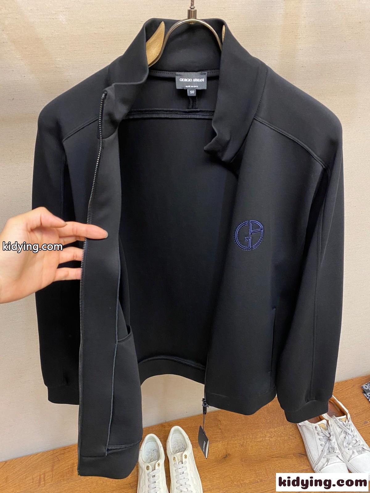 シンプル カジュアル メンズ ブルゾン アルマーニ ジャケット コピー-3