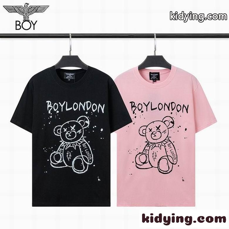可愛い おしゃれ クルーネック プリント ボーイロンドン 半袖Tシャツ コピー 春夏 定番 合わせやすい トップス-0