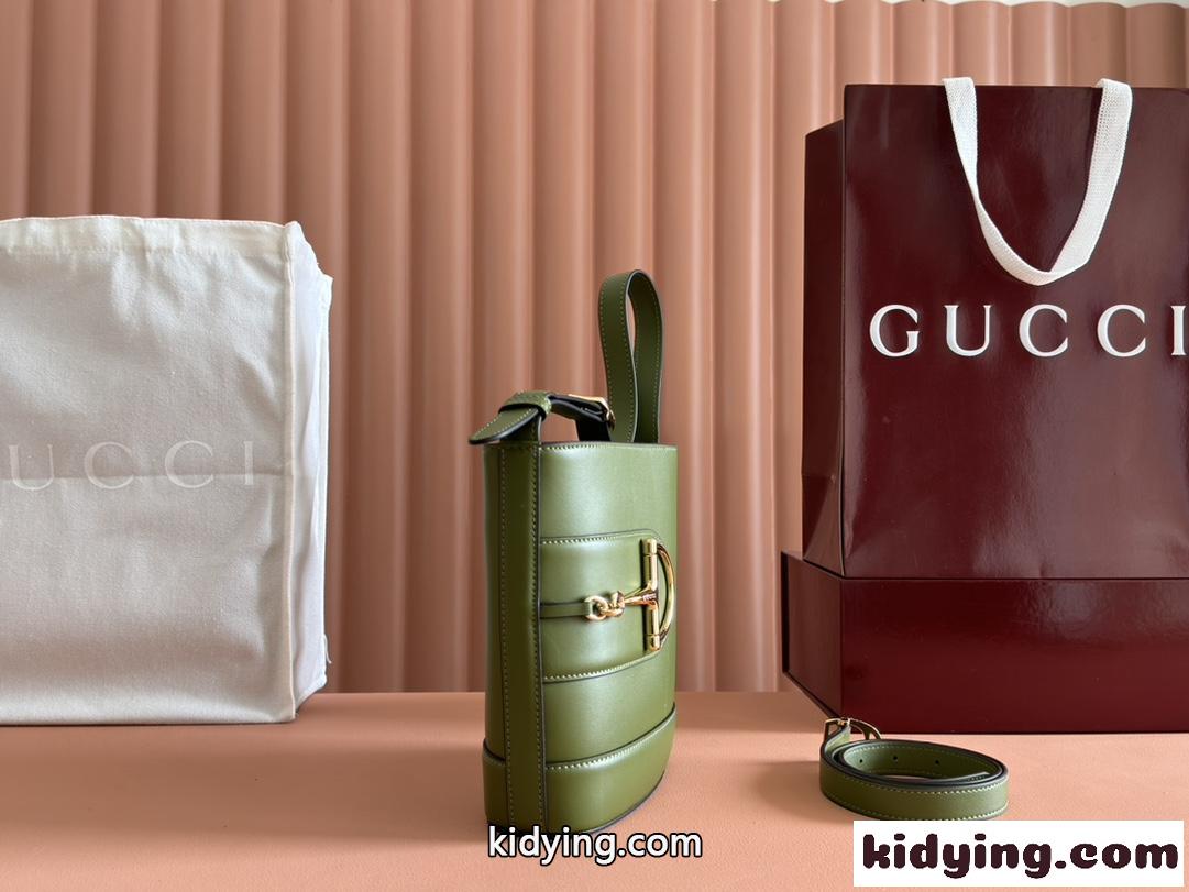 GUCCI 73 スモール バケットバッグ グッチ バッグ スーパーコピー 833665 グリーン-2