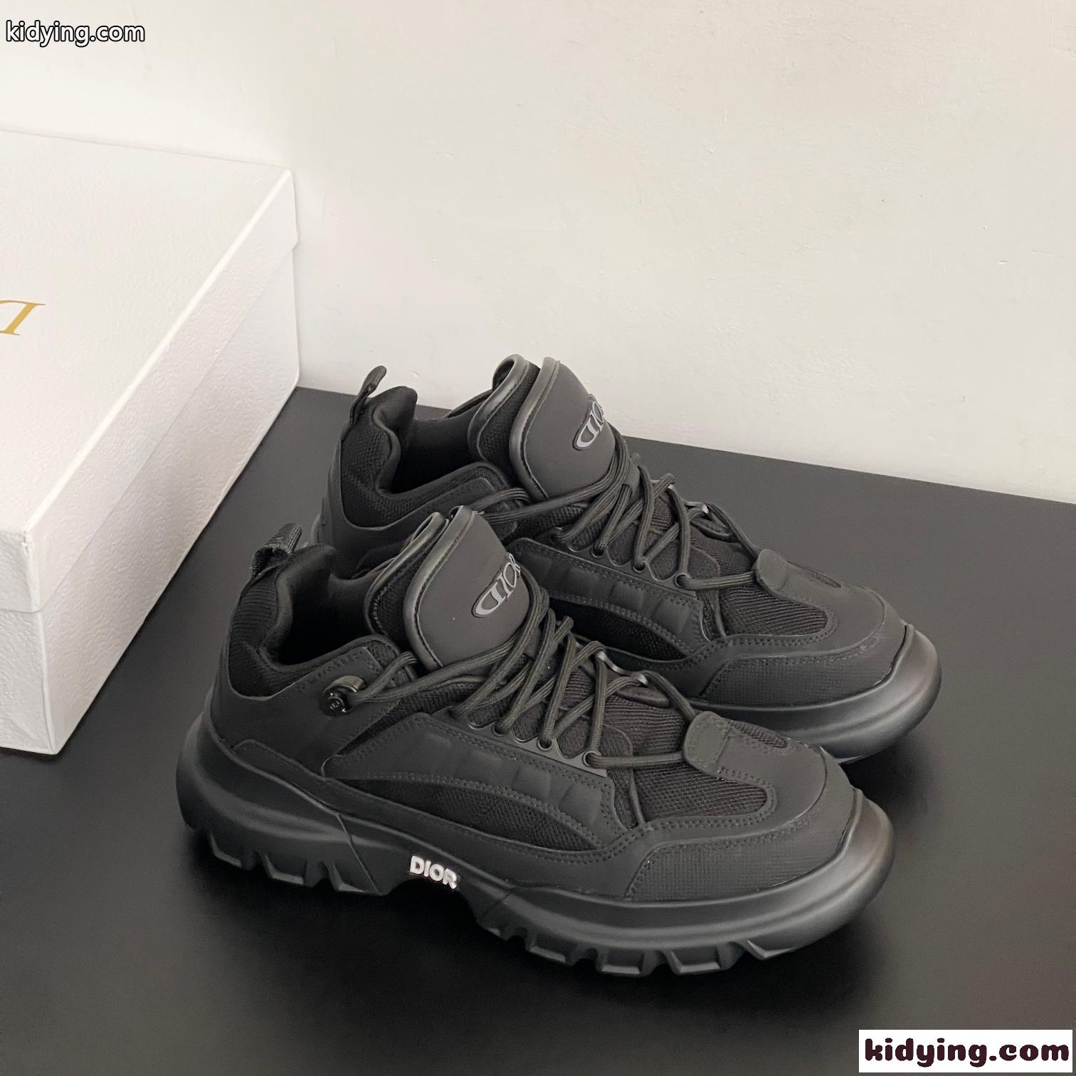 DIOR AND LEWIS HAMILTON Dior Snow ダービーシューズ クリスチャン・ディオール スニーカー スーパーコピー ブラック-0