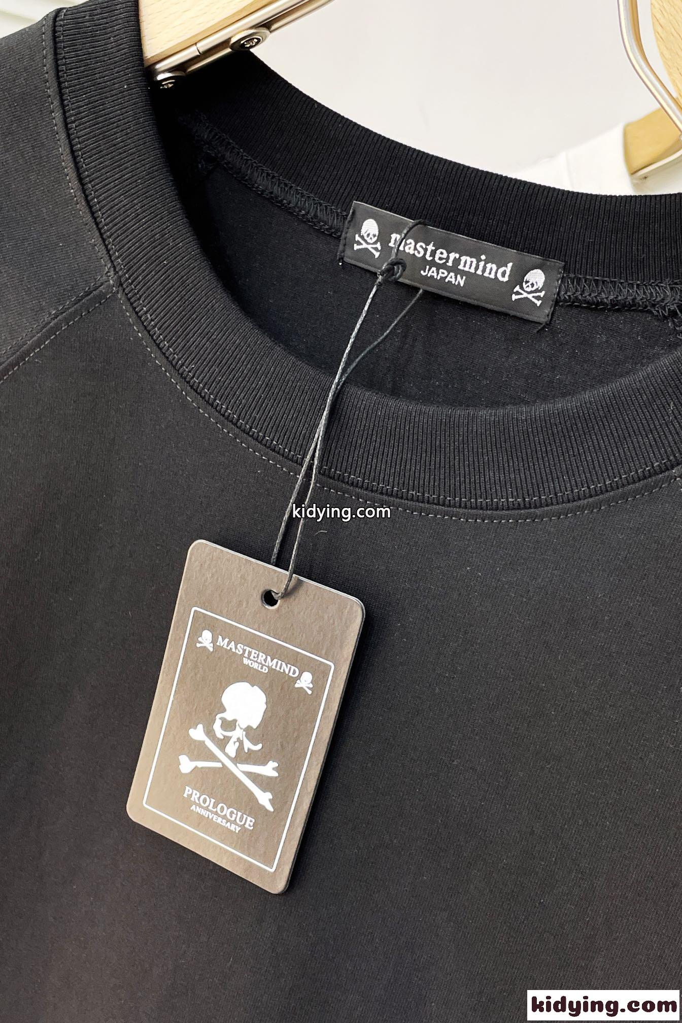 ストリート系 オーバーサイズ クルーネック コットン マスターマインド・ジャパン Tシャツ コピー-3