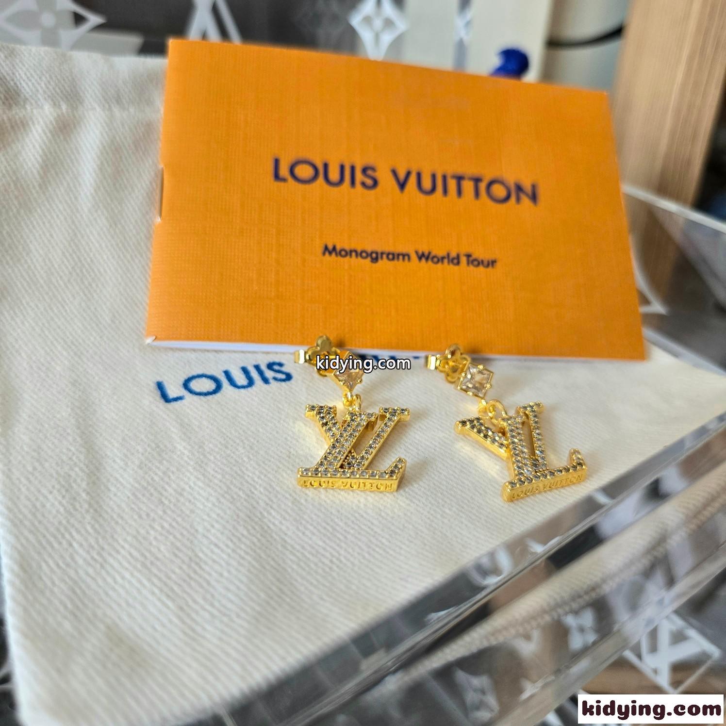 ピアス レディLV ストラス ルイヴィトン イヤリング コピー レディース-3