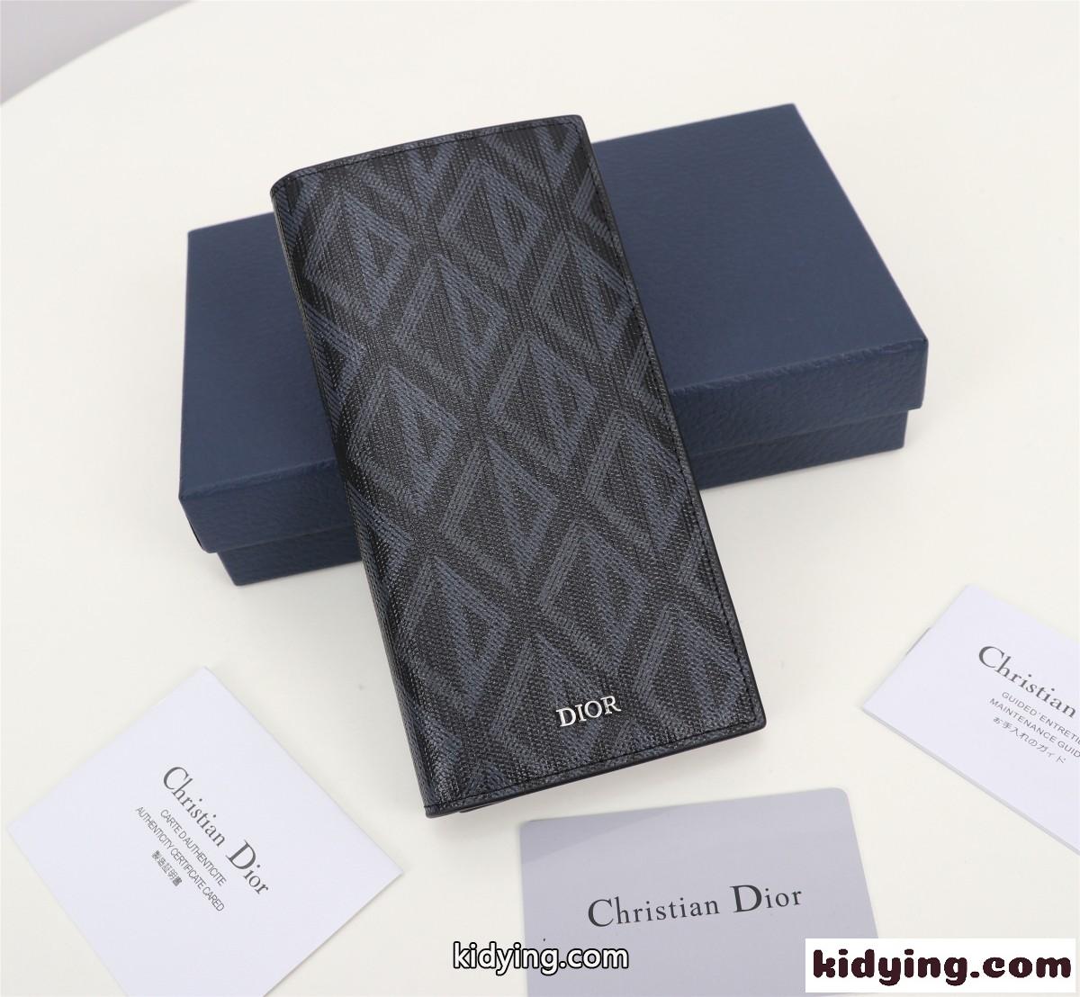 バーティカル ロングウォレット クリスチャン・ディオール 財布 コピー CD Diamond キャンバス-0