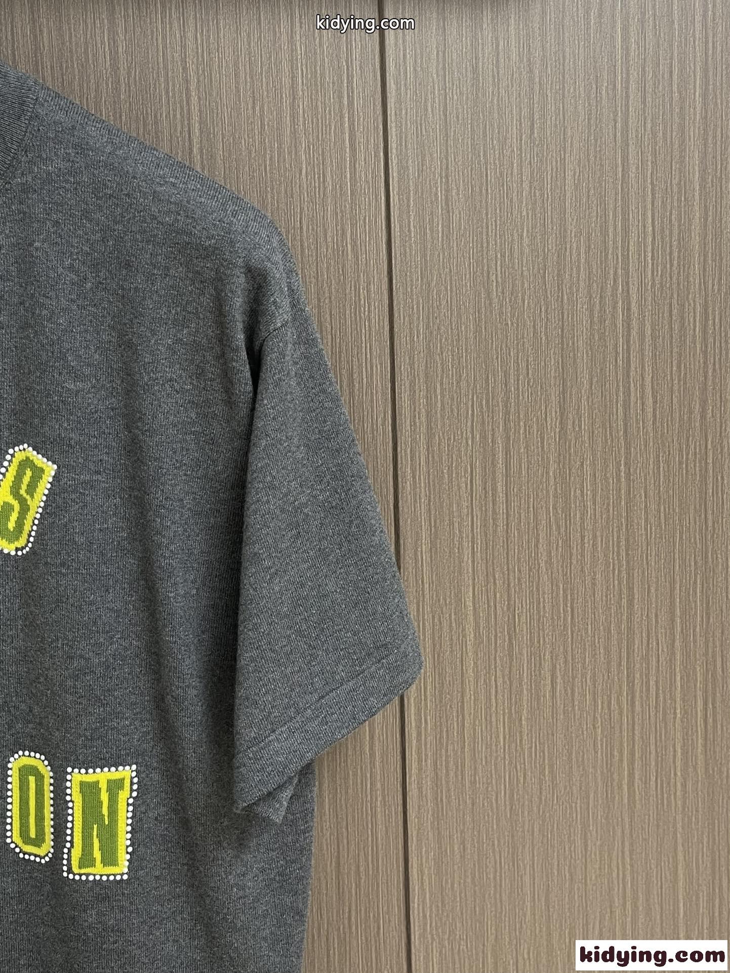 カジュアル ルイ・ヴィトン Tシャツ コピー エンベリッシュドショートスリーブコットンクルーネック-4
