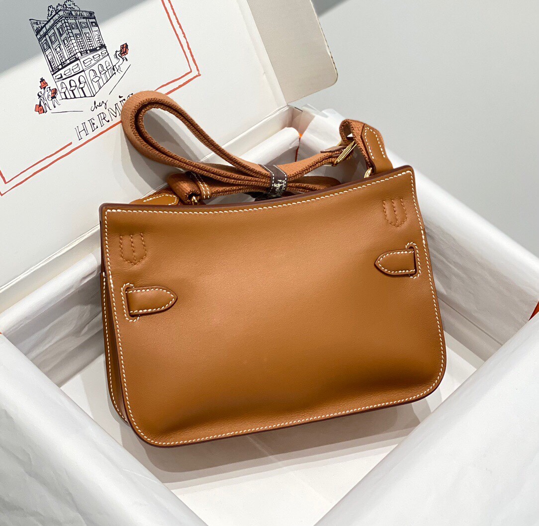 ゴールド金具 エルメス ジプシエール ミニショルダーバッグ スーパーコピー ブラウン-0