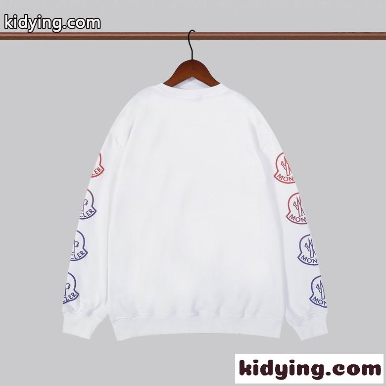 合わせやすい カジュアル 春 トップス 定番 ロゴ 人気 クルーネック モンクレール 長袖tシャツ コピー-4
