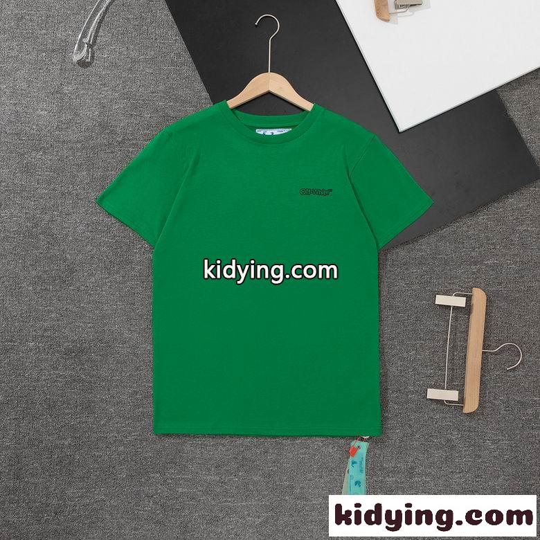 着心地いい ロゴプリント クルーネック オフホワイト 半袖Tシャツ コピー 春夏 人気 定番 シンプル カジュアル-2