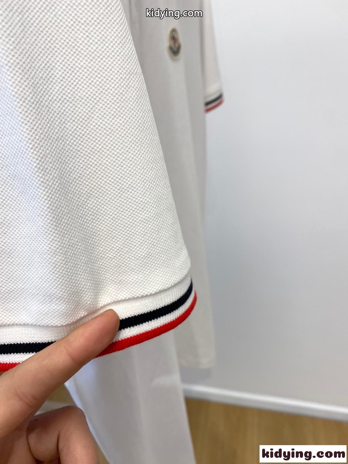 モンクレール Tシャツ コピー おしゃれ ロゴ入り 半袖 メンズ ポロシャツ ホワイト-3