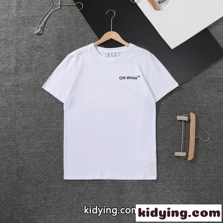 個性的 プリント クルーネック 人気 定番 おしゃれ オフホワイト tシャツ コピー 半袖 トップス ホワイト ブラック-0