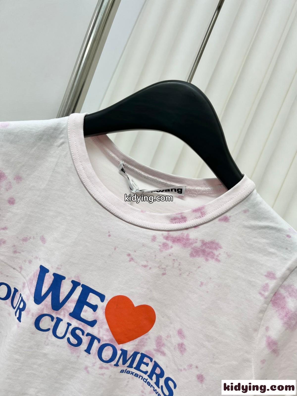 love our customers クロップド tシャツ アレキサンダーワング tシャツ コピー-2