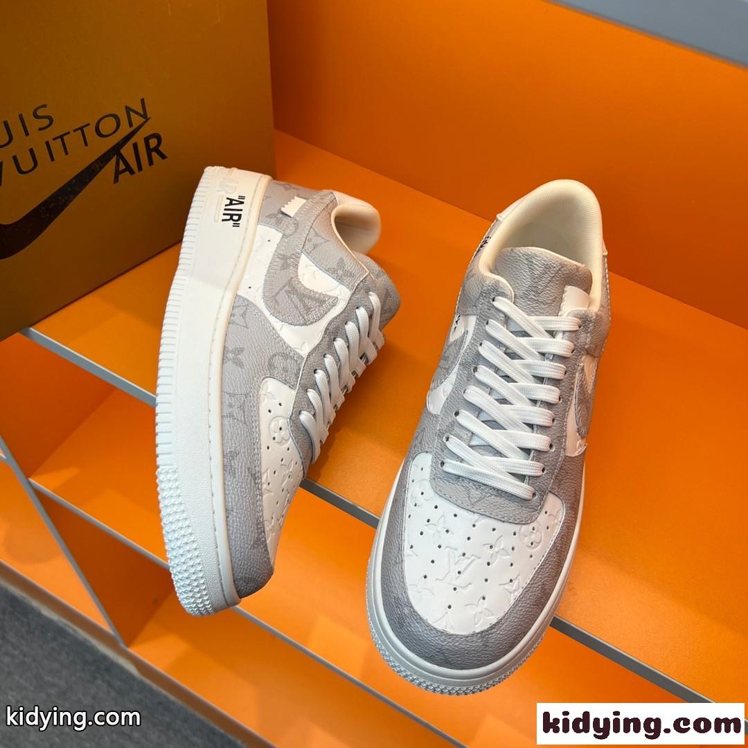 LV x OFF-WHITE x Nike メンズ おしゃれ 人気 オフホワイト スニーカー コピー スポーツシューズ-0