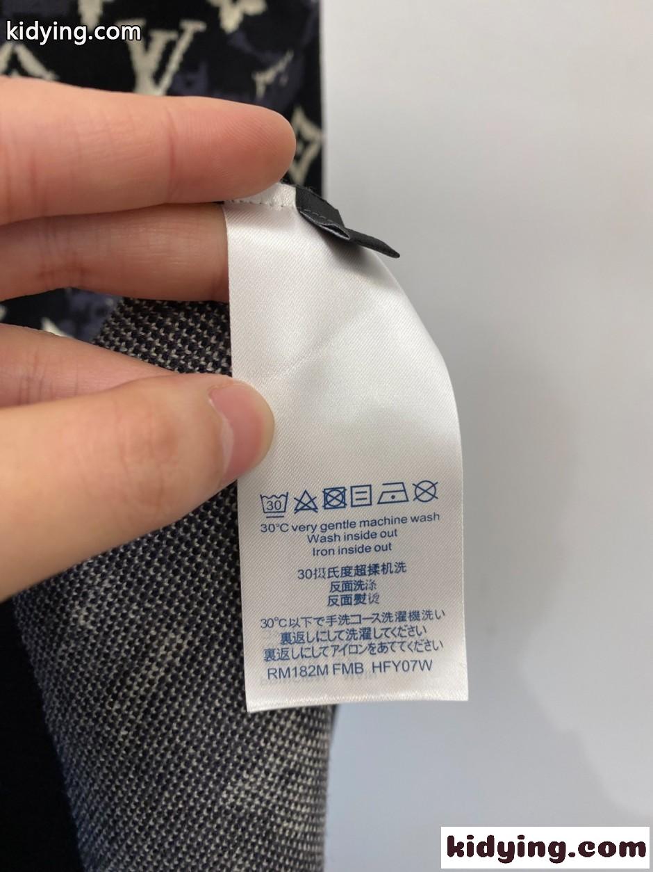 上品 おしゃれ 総柄 クルーネック ルイ・ヴィトン セーター 偽物 プルオーバー ブラック-3