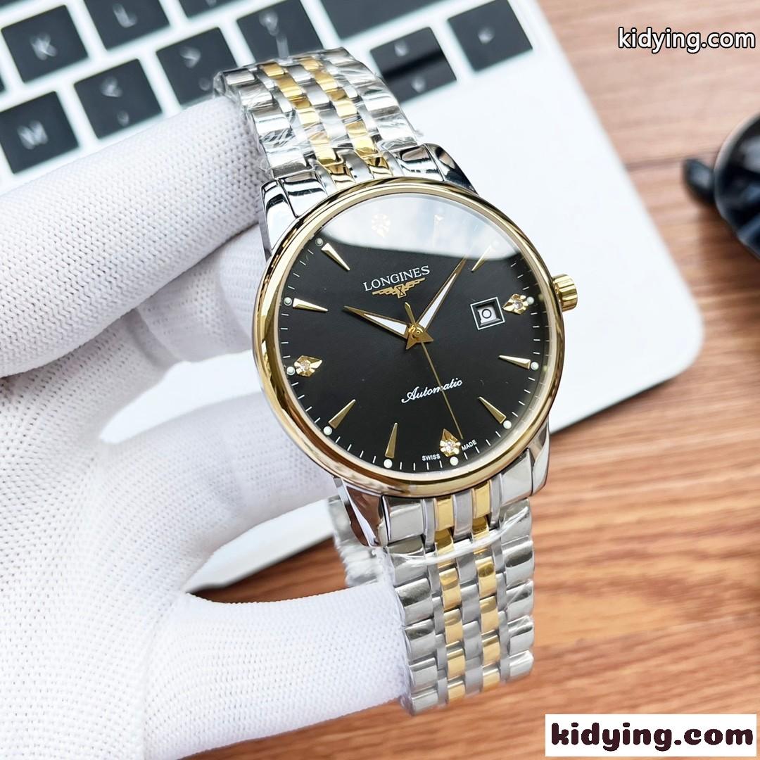 ロンジン 時計 コピー 40mm 洗練された クラシック 自動巻き ウォッチ-4