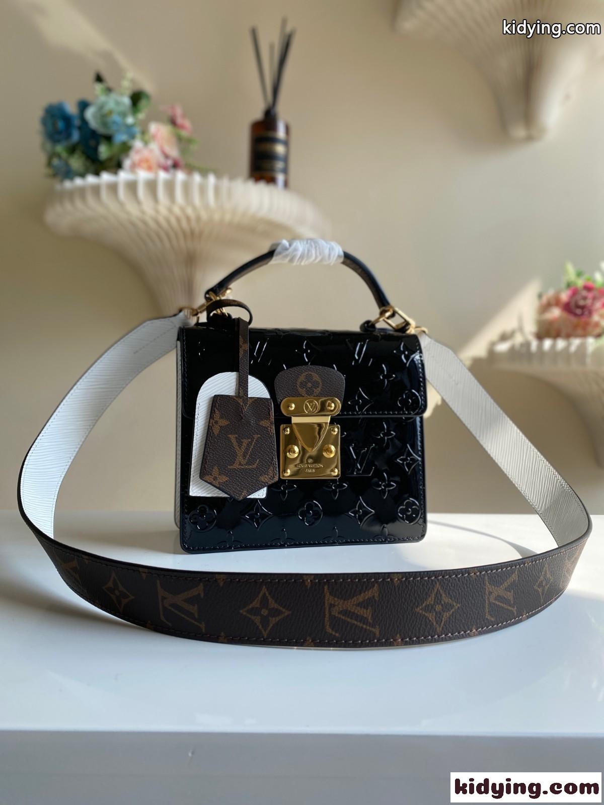 LOUIS VUITTON ルイヴィトン M90376 ヴェルニ スプリングストリート PM スーパーコピー-0