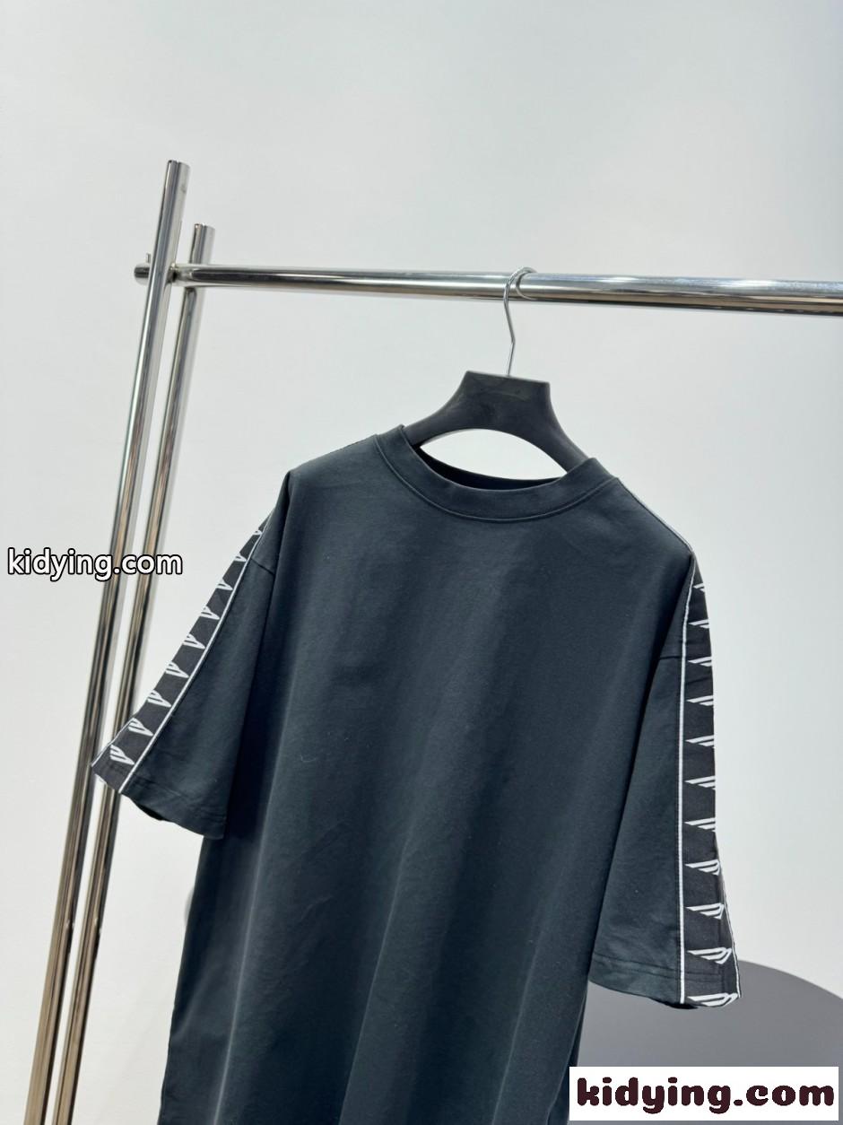 3B スポーツアイコン サイドライン オーバーサイズ Tシャツ バレンシアガ コピー-1
