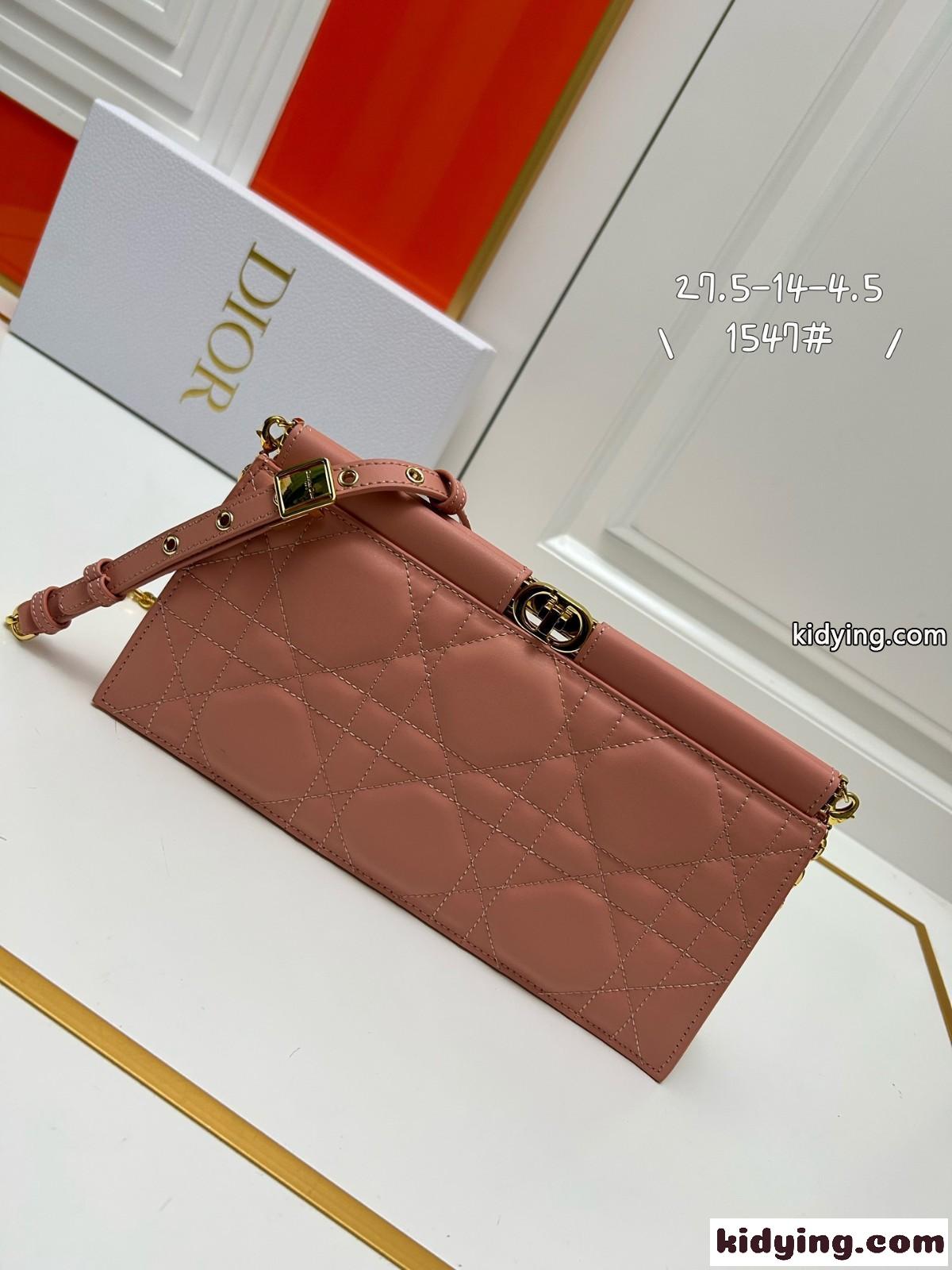 23新作 上品 エレガント Dior クラッチ クリスチャン・ディオール バッグ コピー ピンク-2