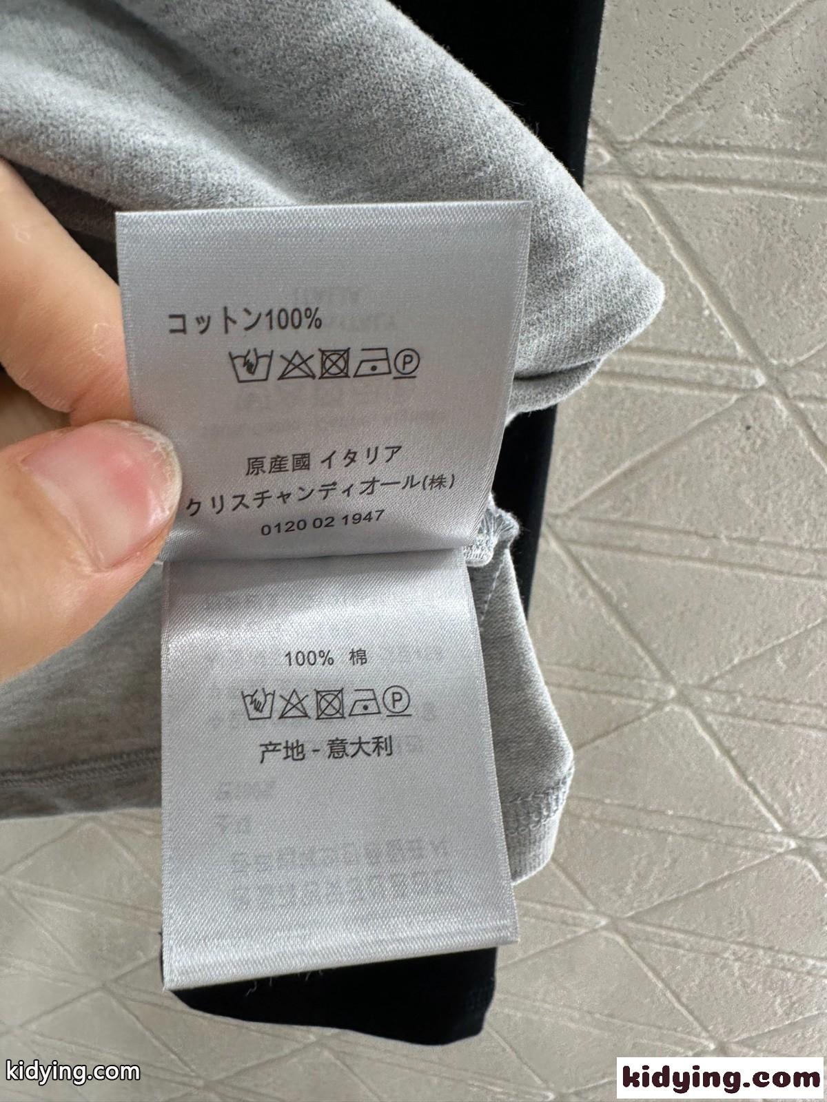 カジュアル コットン 長袖Tシャツ クリスチャン・ディオール Tシャツ コピー-3