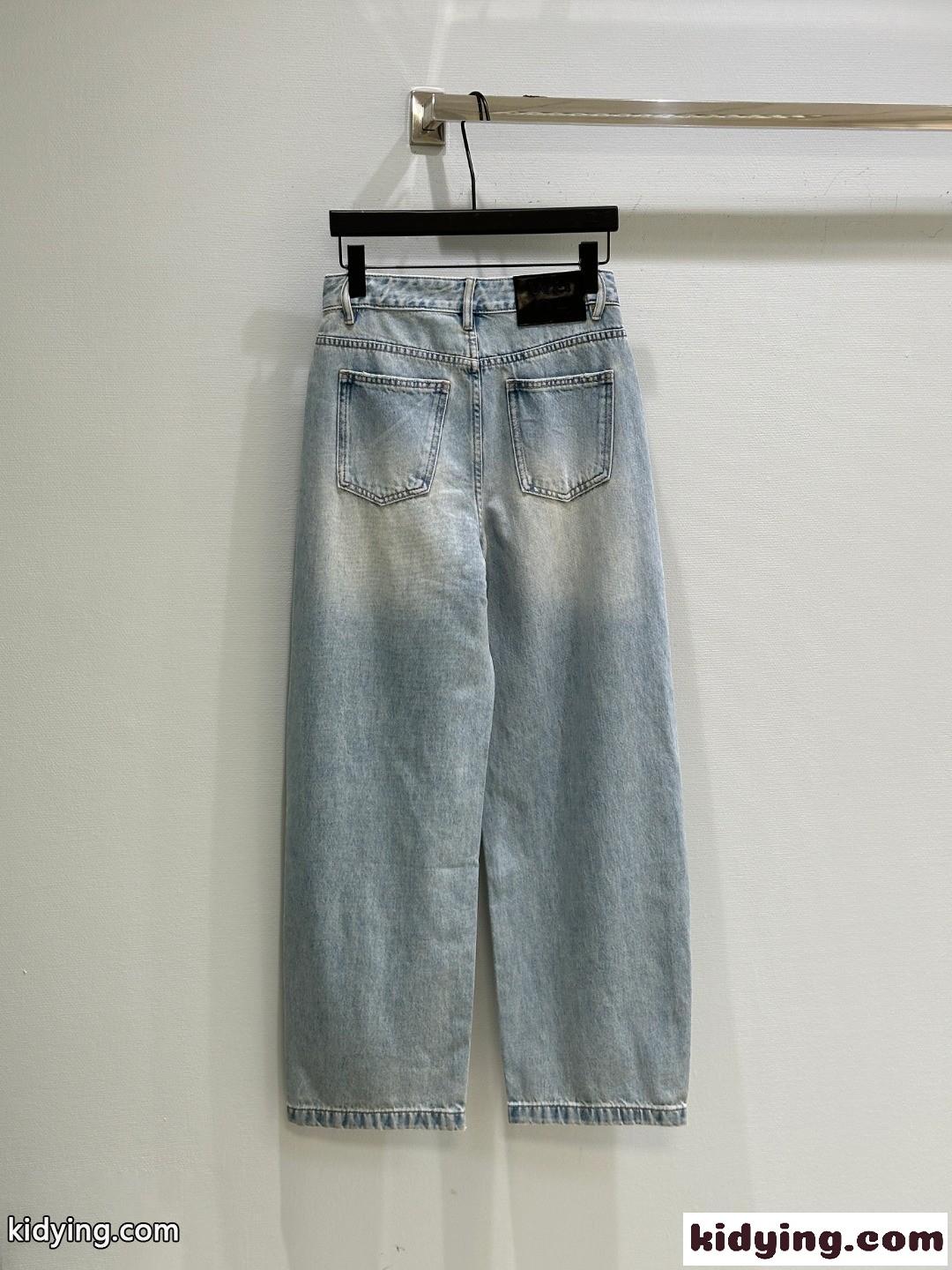おしゃれ 合わせやすい アレキサンダーワング ジーンズ 偽物 デニムパンツ-3