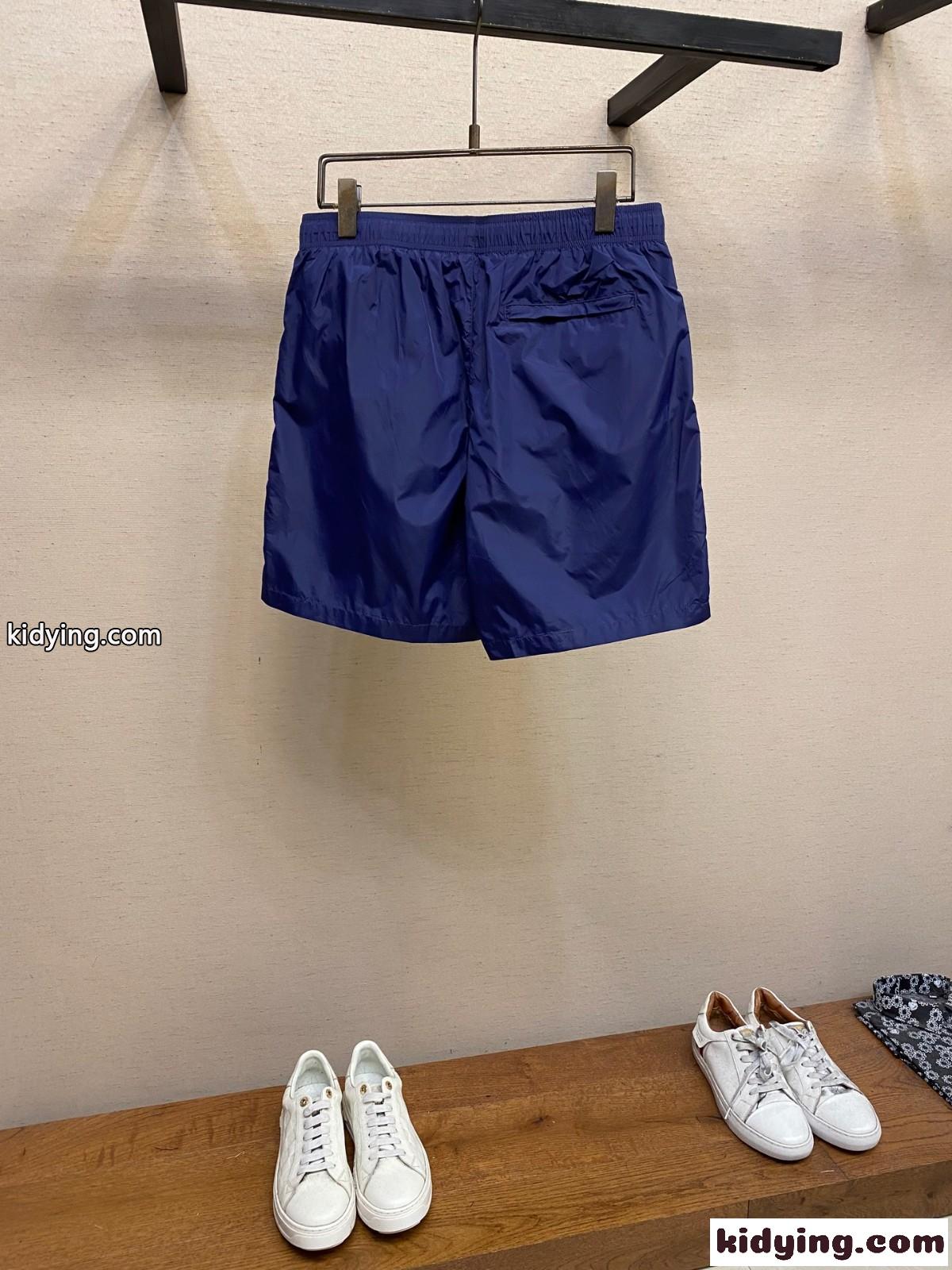 シンプル メドゥーサ ショートパンツ ヴェルサーチェ パンツ コピー ブルー-1