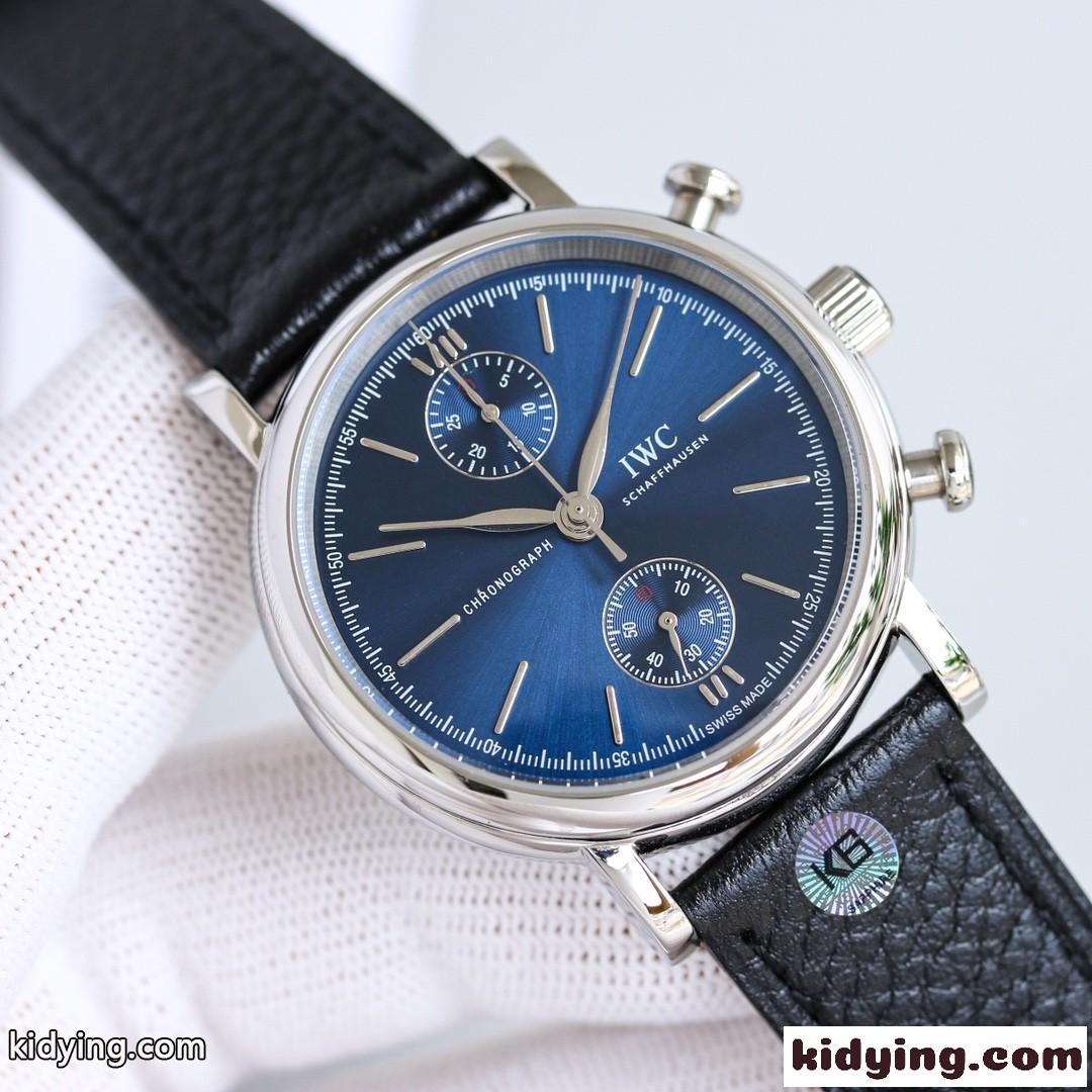 IWC 多機能 上品 39mm アナログ メンズ 腕時計 ウォッチワインダー 時計 コピー カジュアル ビジネス-3
