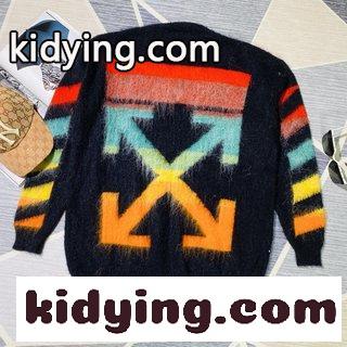 Off-White 2021 DIAG KNITWEAR秋冬クラシック矢印セーター オフホワイト セーター 新品 コピー-3