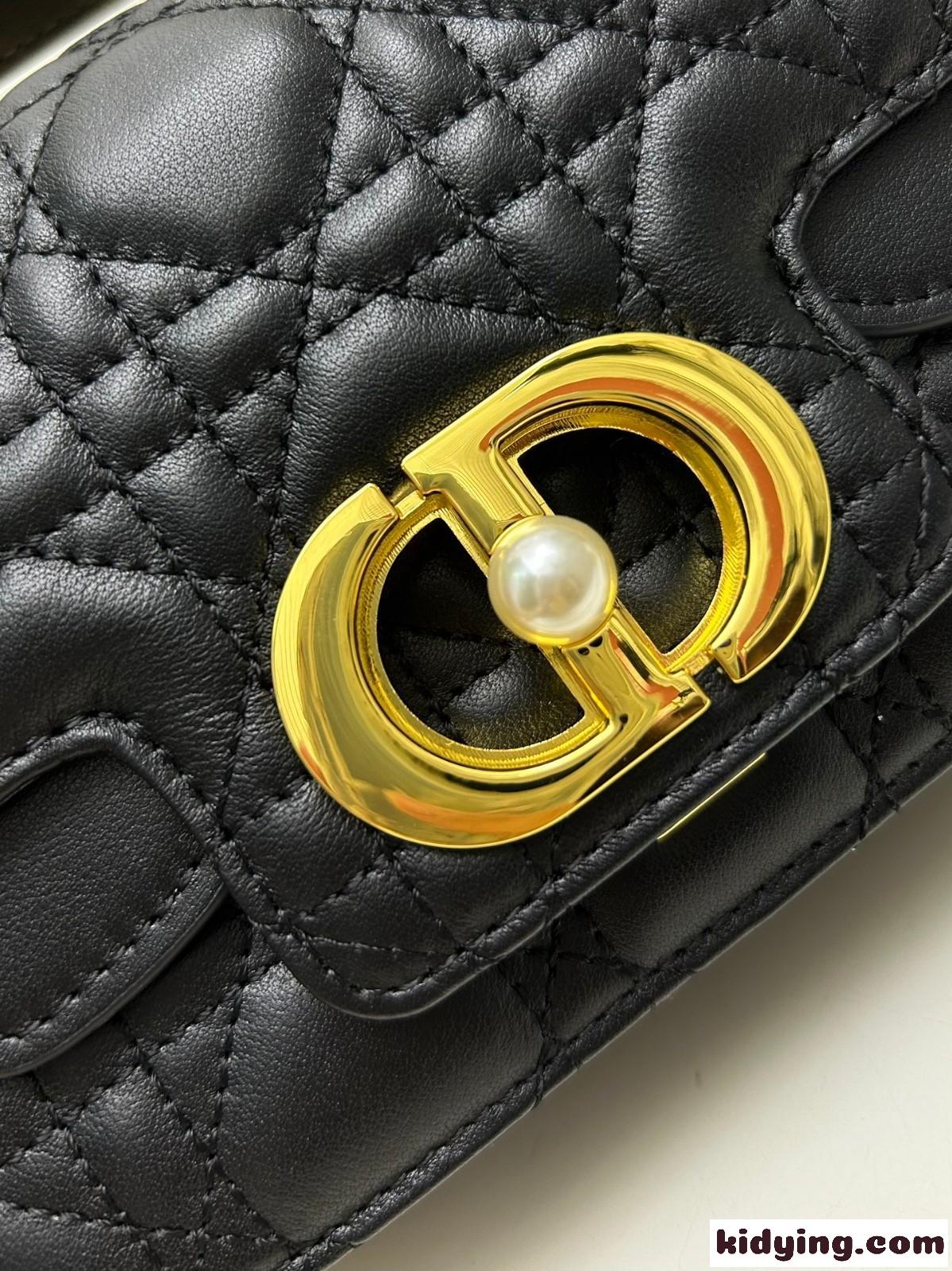 Dior Jolie トップハンドルバッグ スモール クリスチャン・ディオール バッグ コピー ブラック-2