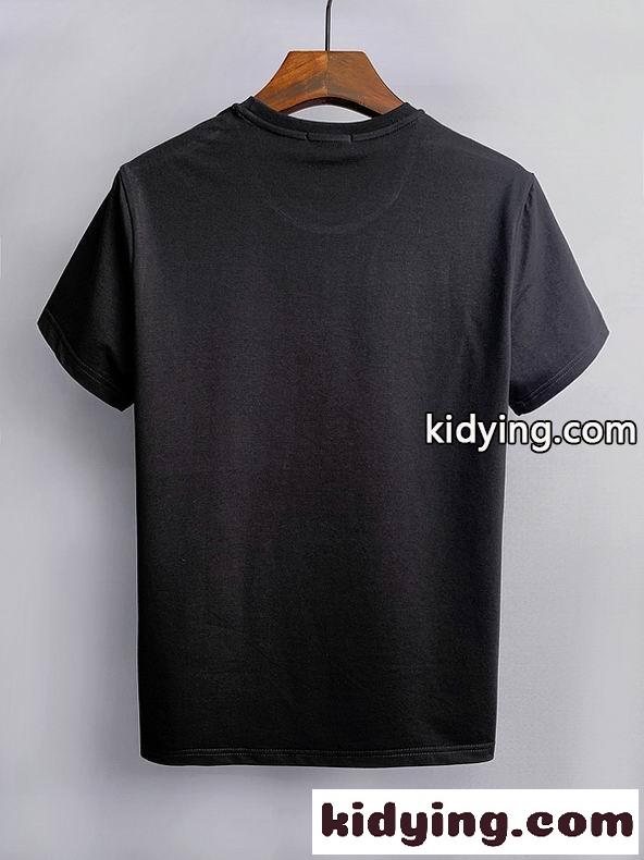 ロゴ おしゃれ ベーシック ヴァレンティノ Tシャツ コピー クルーネック 半袖 春夏 トップス ホワイト ブラック-3