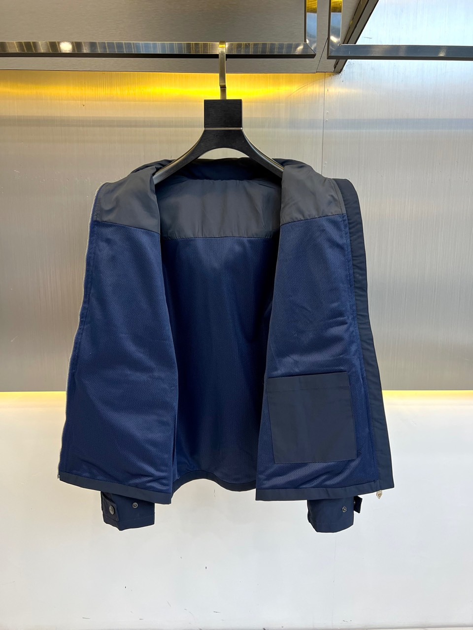 洗練された カジュアル メンズファッション エルメス ジャケット コピー ブルー-5