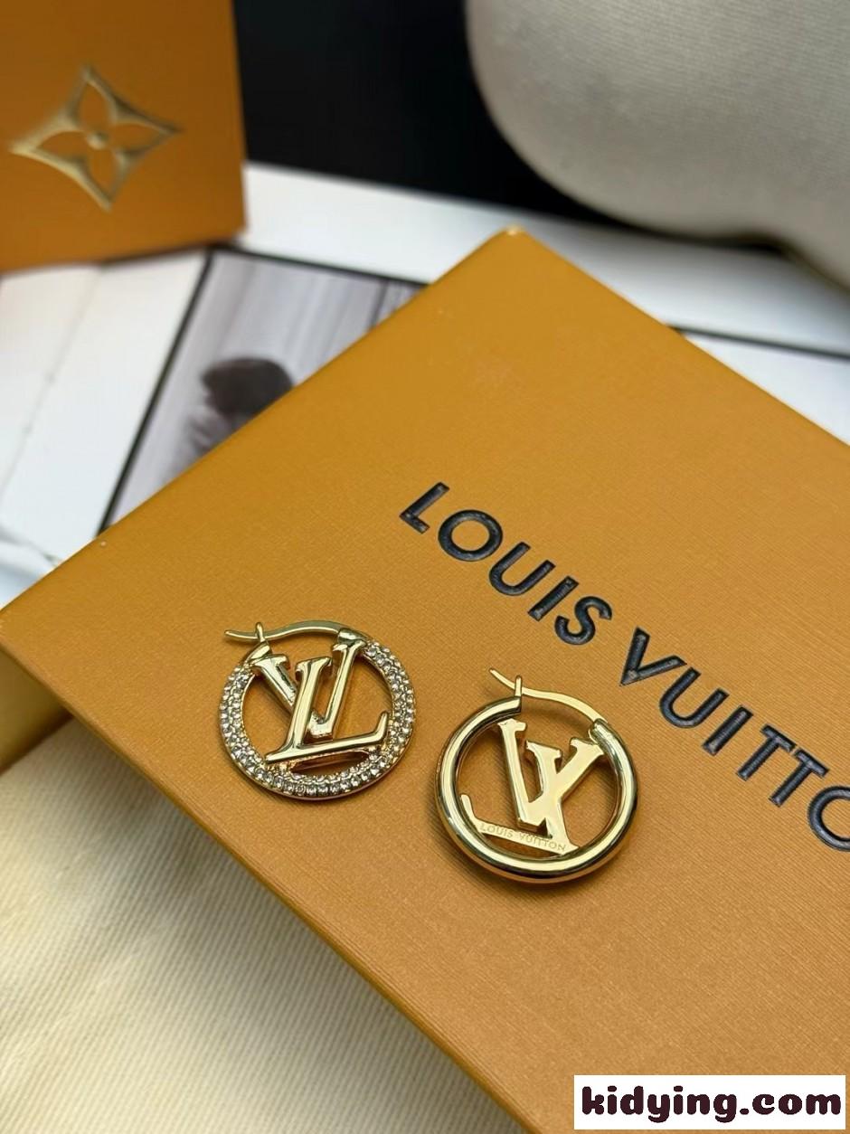 LVサークル ピアス ルイ・ヴィトン イヤリング 偽物 合わせやすい-3