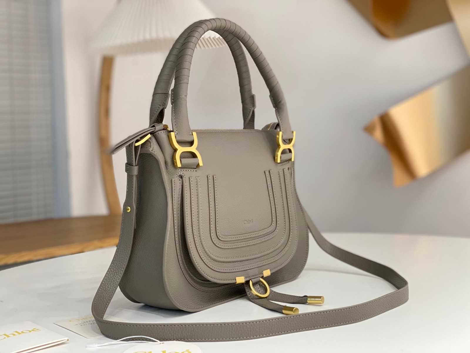 クロエ バッグ スーパーコピー MARCIE スモール ダブルキャリーバッグ-1