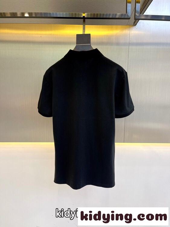メンズ 半袖 コットンピケ ポロシャツ 洗練された 上品 ケンゾー Tシャツ コピー ファッション-4