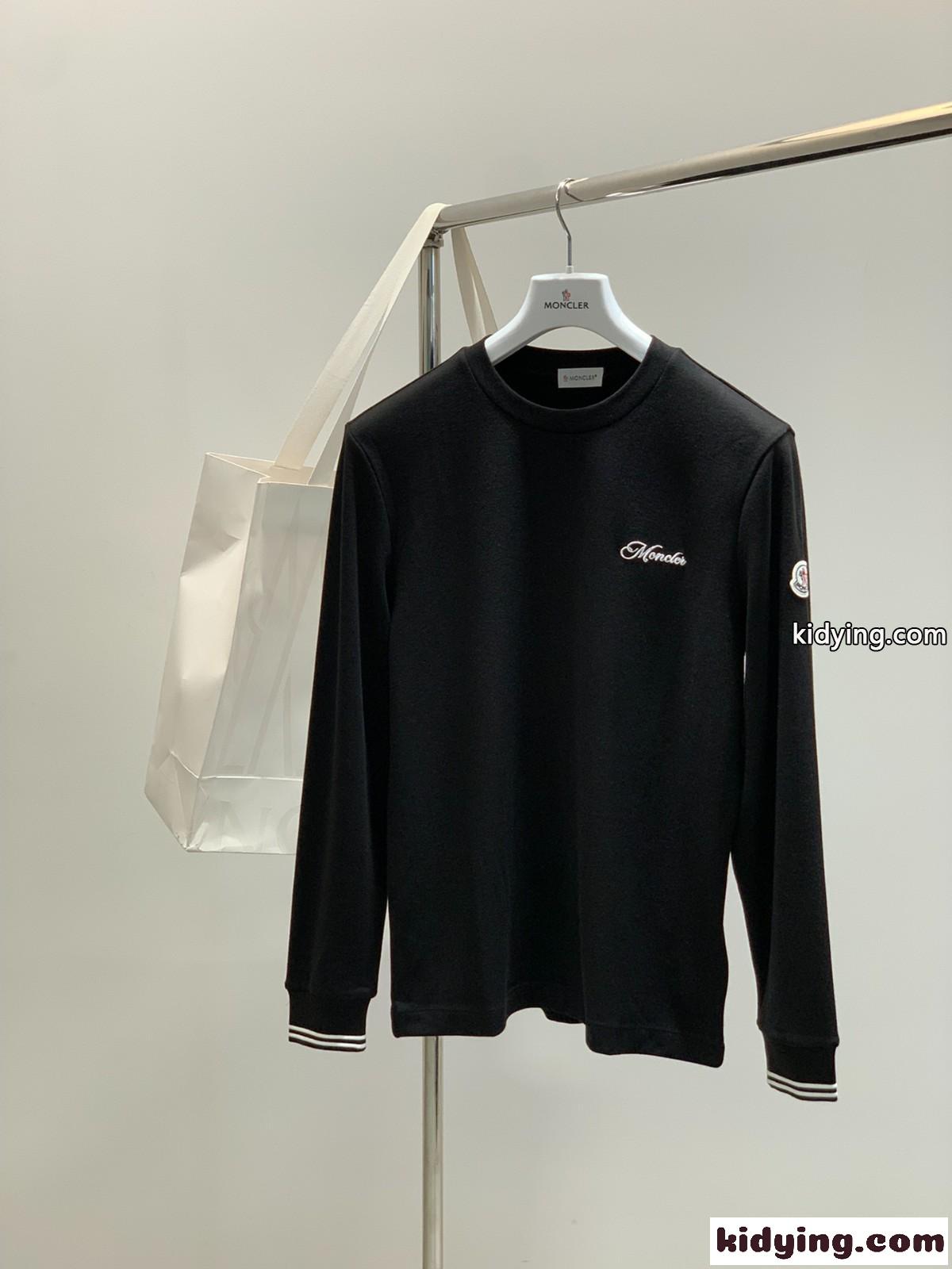 カジュアル 合わせやすい モンクレール Tシャツ 偽物 ロゴ 長袖Tシャツ トップス-0