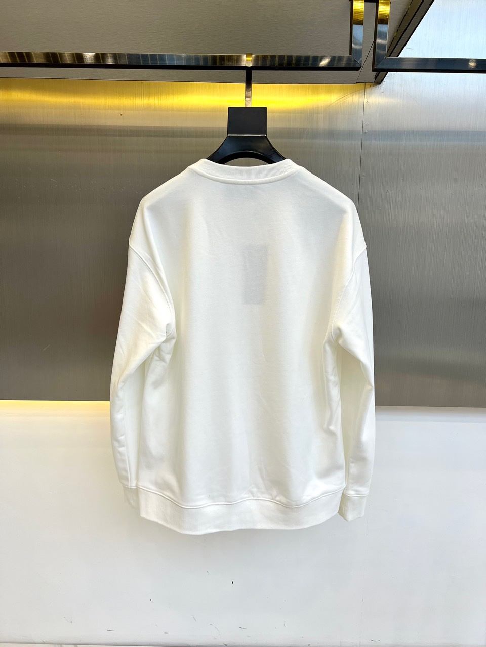 プリント コットン スウェットシャツ グッチ Tシャツ コピー クルーネック ホワイト-4