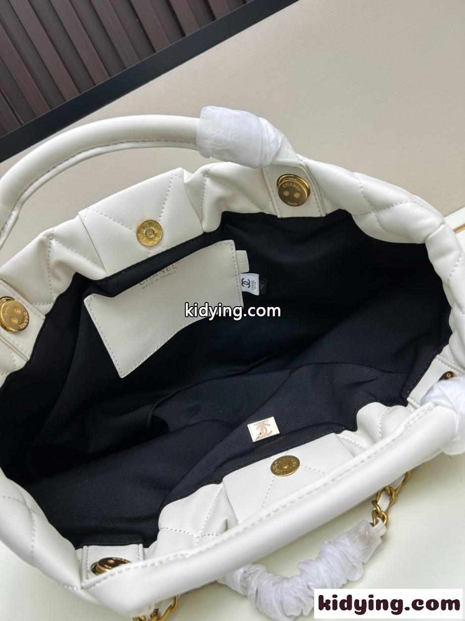 CHANEL シャネル マトラッセ バッグ 25K コピー 可愛い リボン ホワイト-3