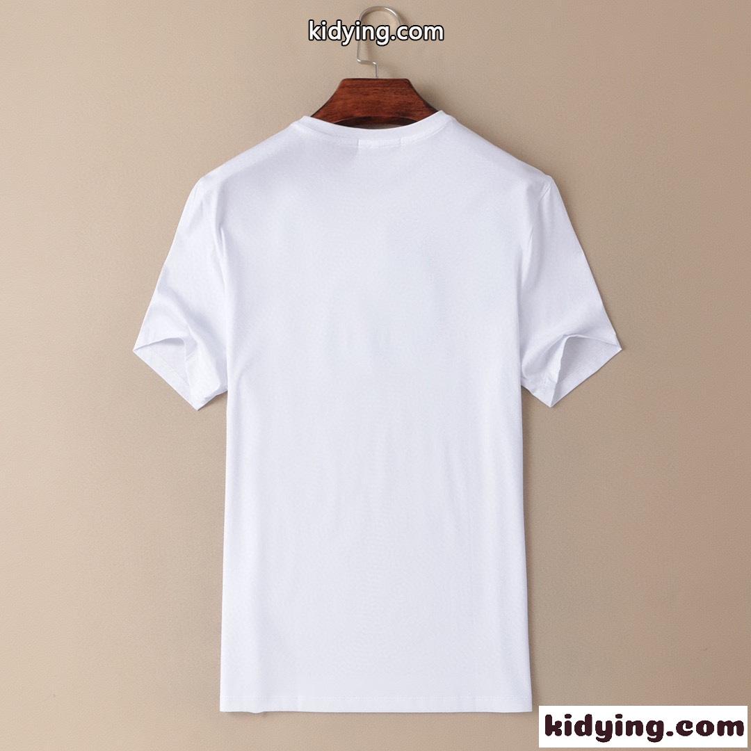 遊び心いっぱい ドラえもん プリント シルケット加工 グッチ 半袖Tシャツ コピー クルーネック トップス-4