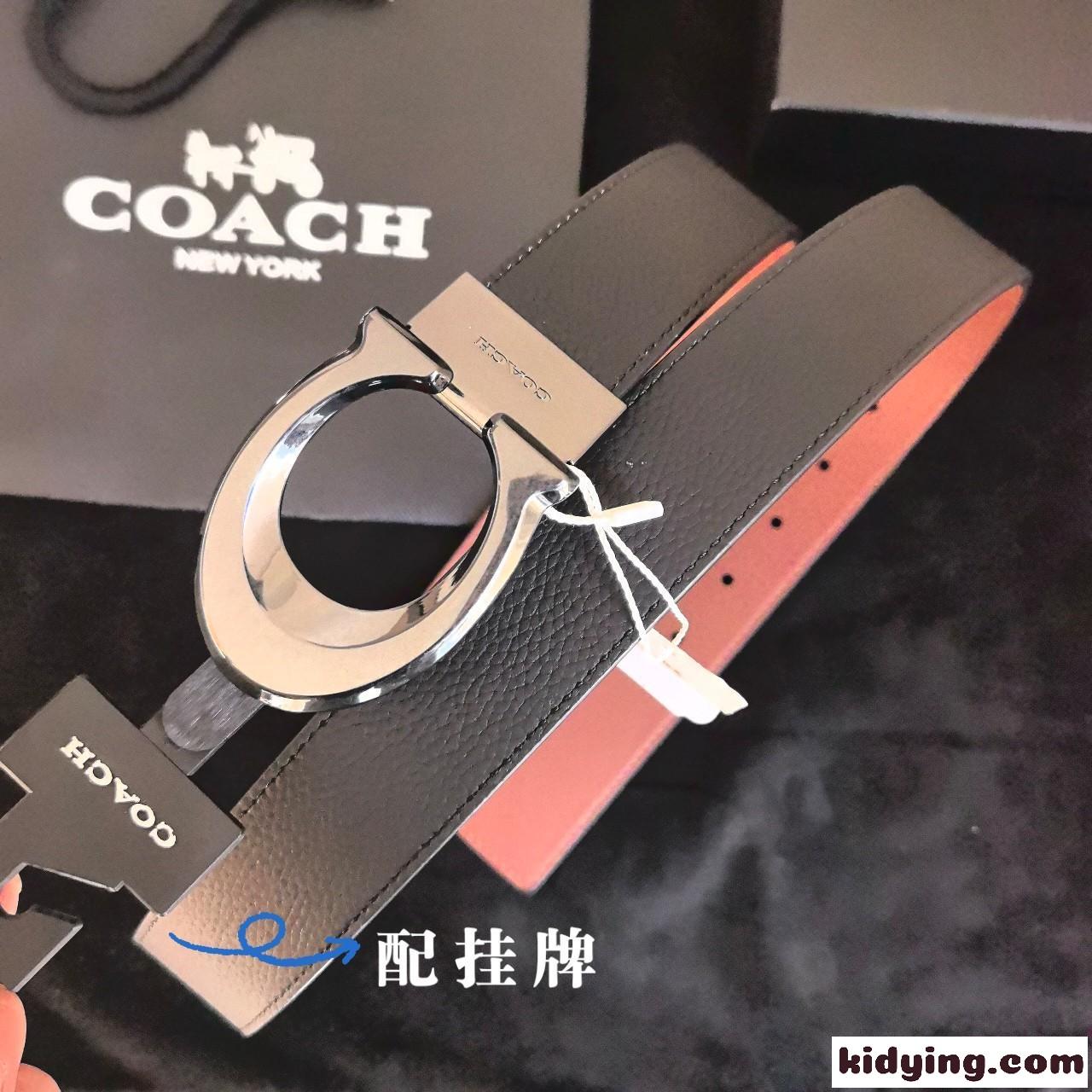 コーチ ベルト スーパーコピー 洗練された カジュアル 合わせやすい リバーシブルベルト-4