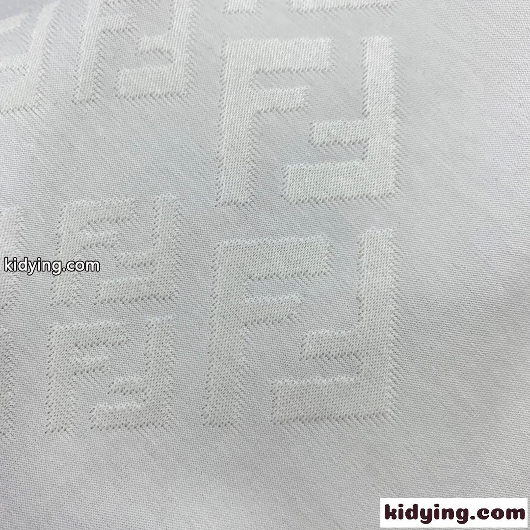 フェンディ Tシャツ コピー FFロゴ入り クルーネック メンズ 半袖 トップス-4